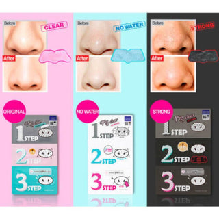 Holika Pig Nose Clear Blackhead 3 Step Patch 1 pack - Holika Holika | Kiokii and...