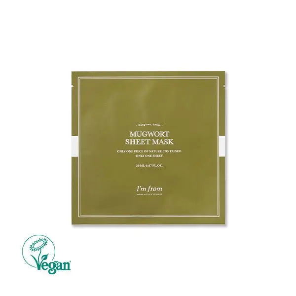 I'm From Mugwort Sheet Mask (2 Sizes) by I'm From – Sheet Mask