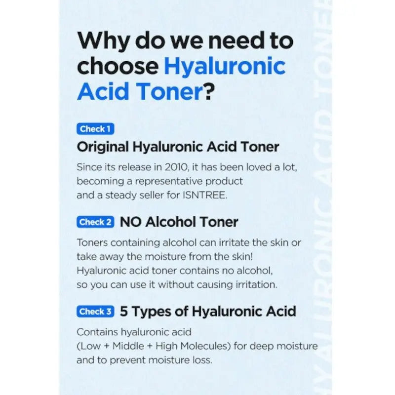Isntree Hyaluronic Acid Toner 200ml by Isntree – Toner & Essence