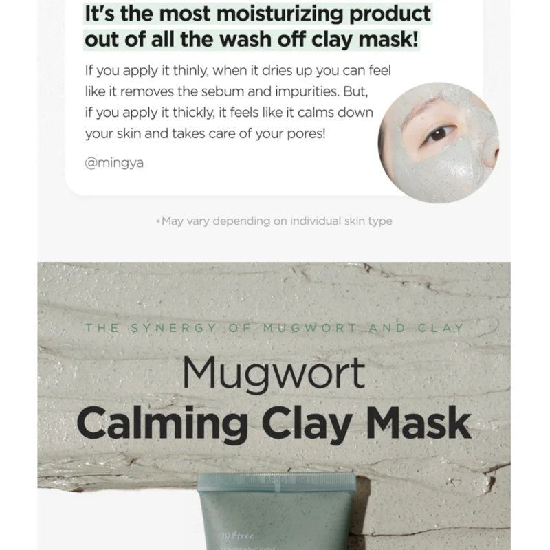 Isntree Mugwort Calming Clay Mask 100ml - Isntree | Kiokii and...