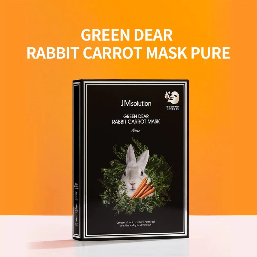 JM Solution Green Deer Rabbit Carrot Mask Pure - JM Solution | Kiokii and...