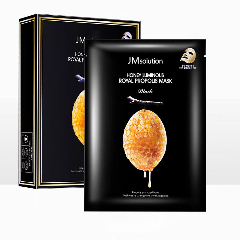 JM Solution Honey Luminous Royal Propolis Mask - JM Solution | Kiokii and...
