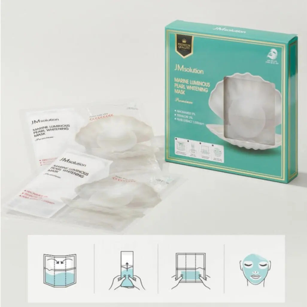 JM Solution Marine Luminous Pearl Deep Moisture Mask Premium by JM Solution – Sheet Mask
