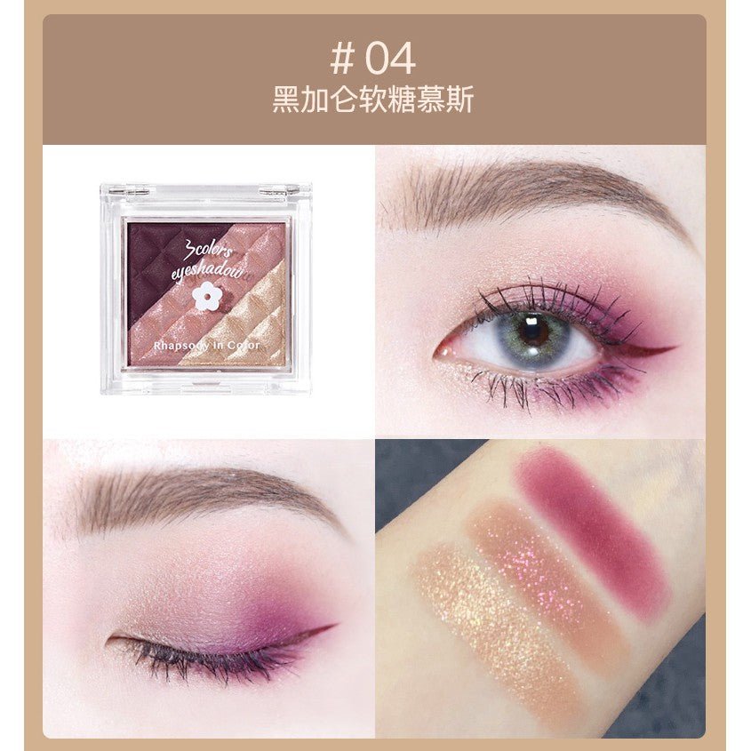 Judydoll 3-Color Chocolate Eyeshadow Palette - Judydoll | Kiokii and...