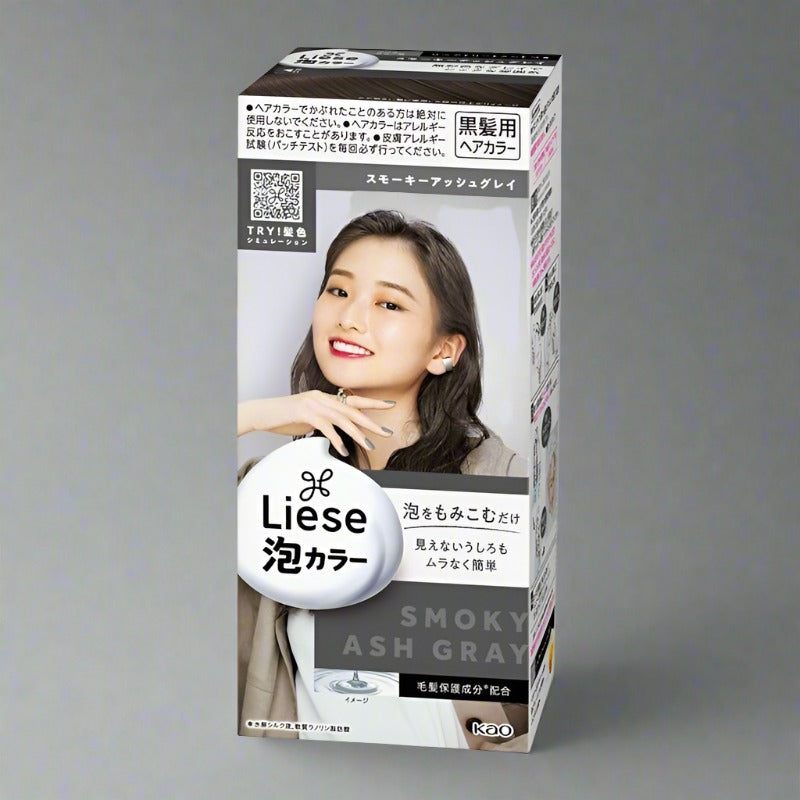 Kao Liese Bubble Hair Color Smoky Ash Gray - Kao | Kiokii and...