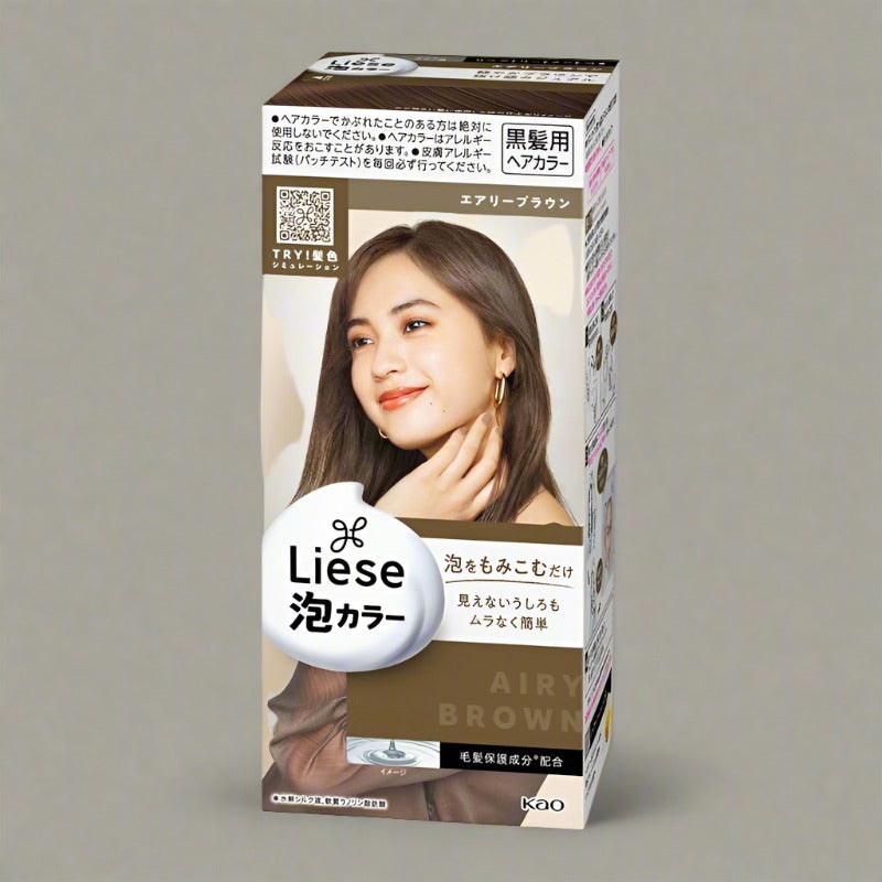 Kao Liese Prettia Bubble Hair Color Airy Brown - Liese | Kiokii and...