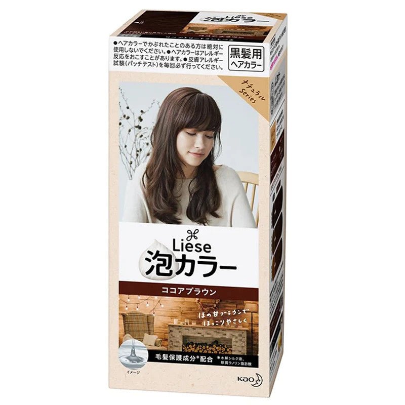 Kao Liese Prettia Bubble Hair Color Cocoa Brown - Liese | Kiokii and...