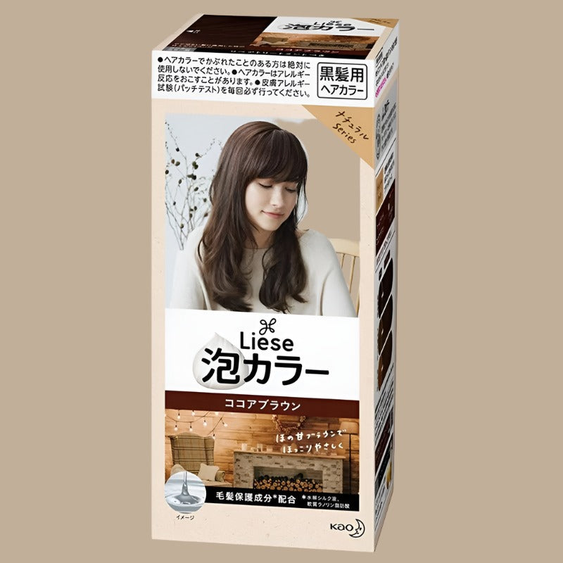 Kao Liese Prettia Bubble Hair Color Cocoa Brown - Liese | Kiokii and...