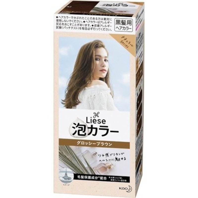 Kao Liese Prettia Bubble Hair Color Glossy Brown - Liese | Kiokii and...