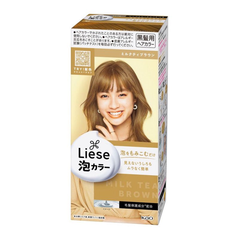 Kao Liese Prettia Bubble Hair Color Milk Tea Brown - Liese | Kiokii and...