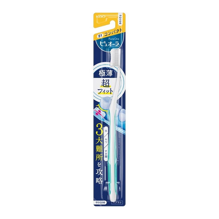 Kao Pyuora Toothbrush Soft 1pc - Kao | Kiokii and...