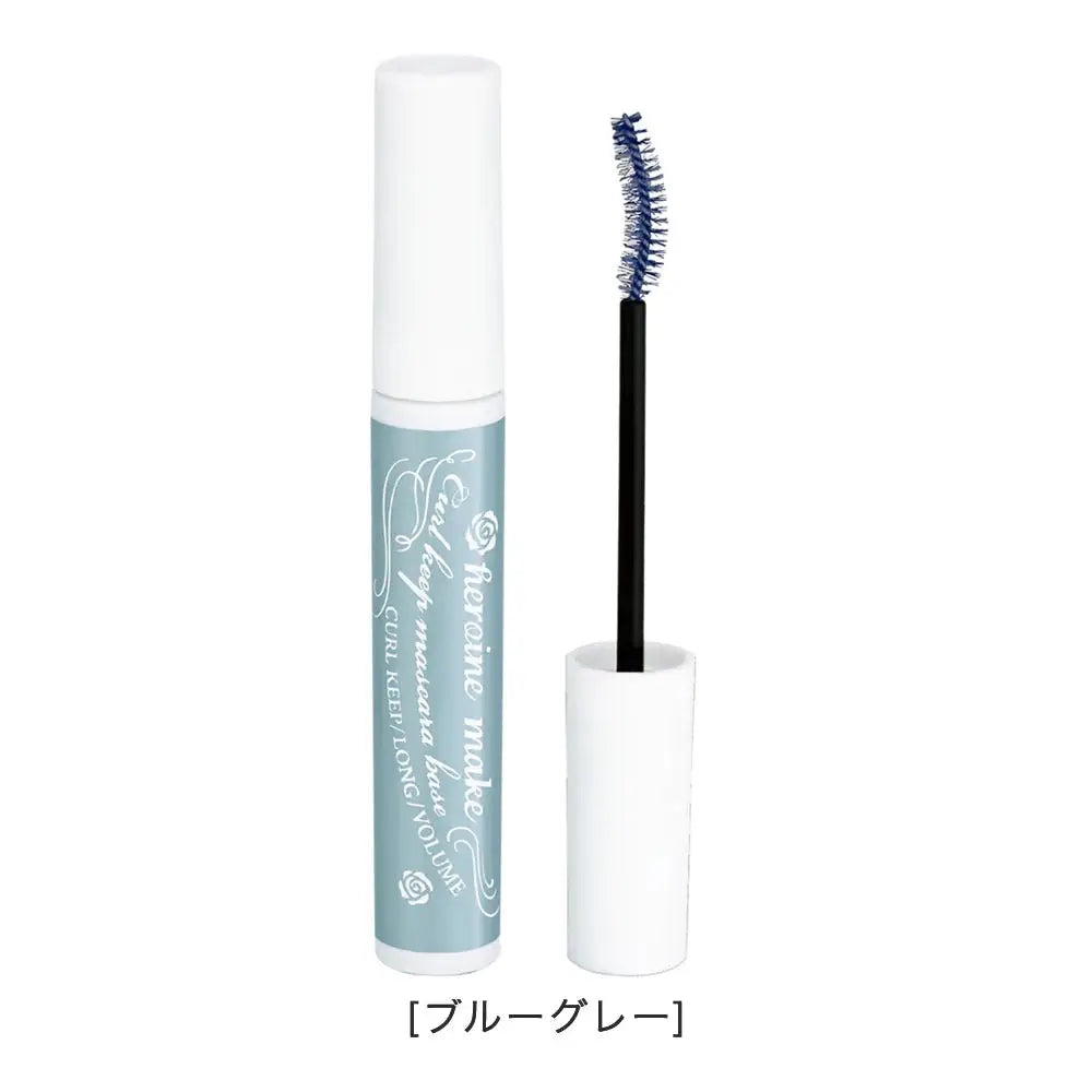 KissMe Heroine Make Curl Keep Mascara Base 01 Blue Grey by KissMe – Mascara