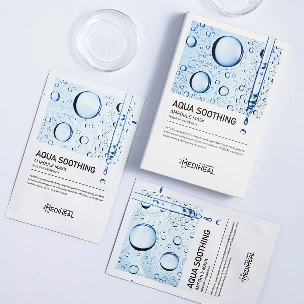 MEDIHEAL Aqua Soothing Ampoule Mask 10pcs by Mediheal – Sheet Mask