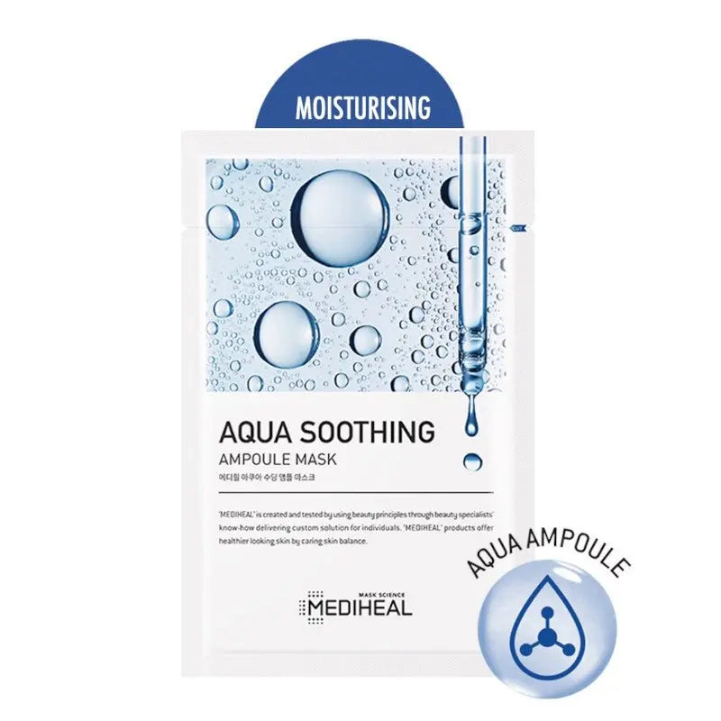 MEDIHEAL Aqua Soothing Ampoule Mask 10pcs by Mediheal – Sheet Mask