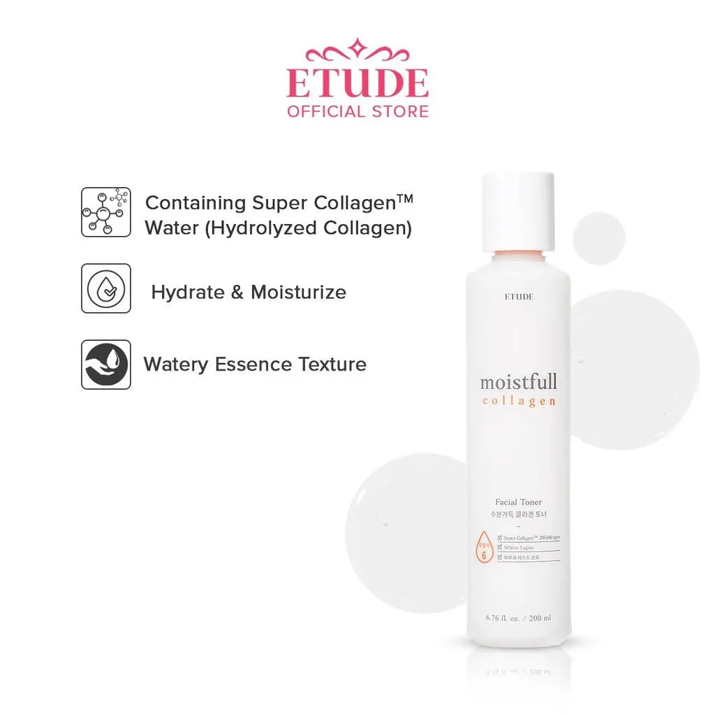Etude House Moistfull Collagen Facial Toner 200ml by Etude House – Toner & Essence
