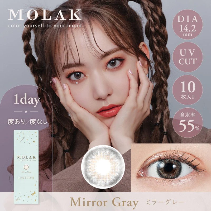 Molak 1 day Mirror Gray - Molak | Kiokii and...