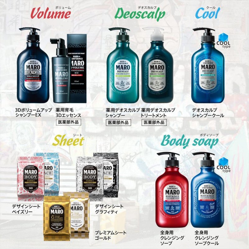 Natural Lab Maro Men Deo Scalp Shampoo Cool 400ml - MARO | Kiokii and...