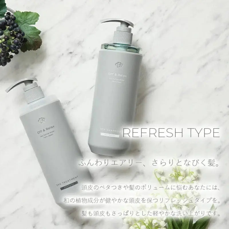 OFF & RELAX Hair Shampoo OR Treatment - Refresh 460ml by Off&Relax – Shampoo / Conditioner