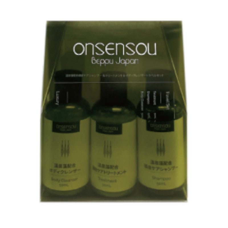 Onsensou Scalp Care & Body Cleanser Travel Set Mild - Onsensou | Kiokii and...