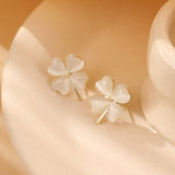 Opal Clover Leaf Earrings - Archfourteen | Kiokii and...