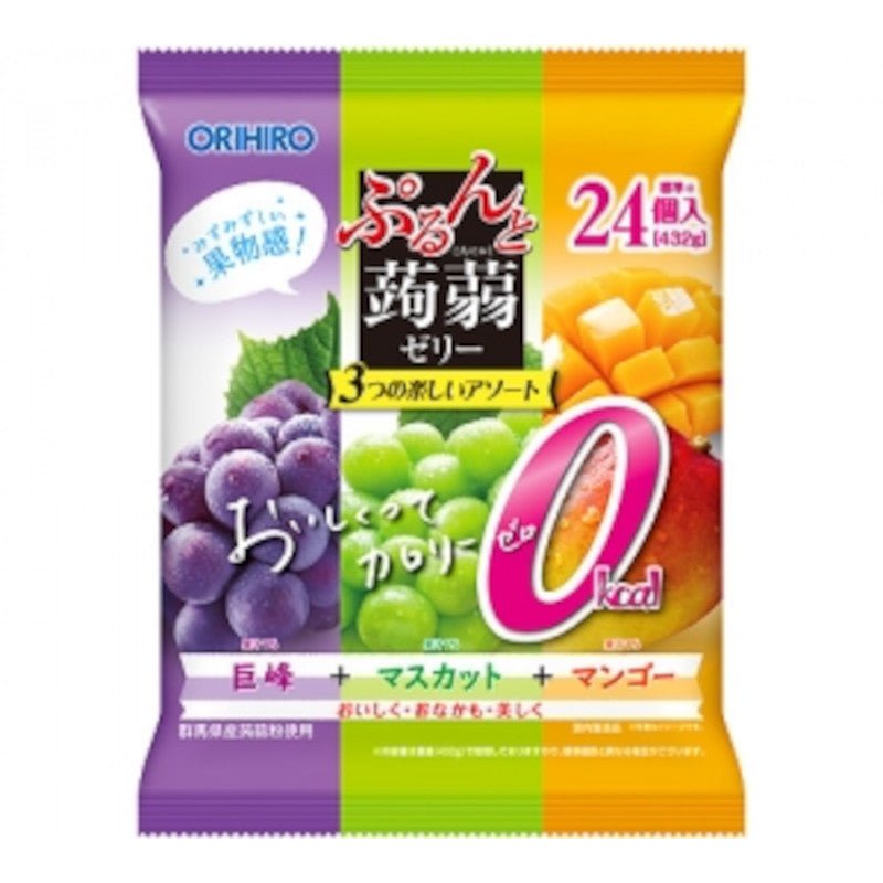 Orihiro Jelly Muscat Mango Grape 24pcs - Orihiro | Kiokii and...