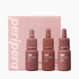 Periper Ink Velvet Lip Tint Set 02 Nice To Meet Nude - Peripera | Kiokii and...