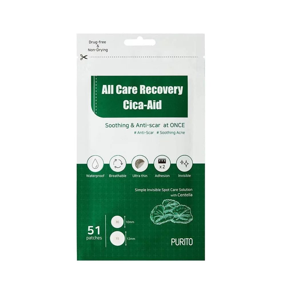 Purito All Care Recovery CICA-Aid Patch 51 Patches - Purito | Kiokii and...