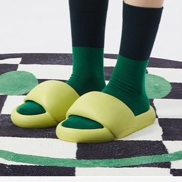 Simple Round Color Slippers - Kiokii and... | Kiokii and...