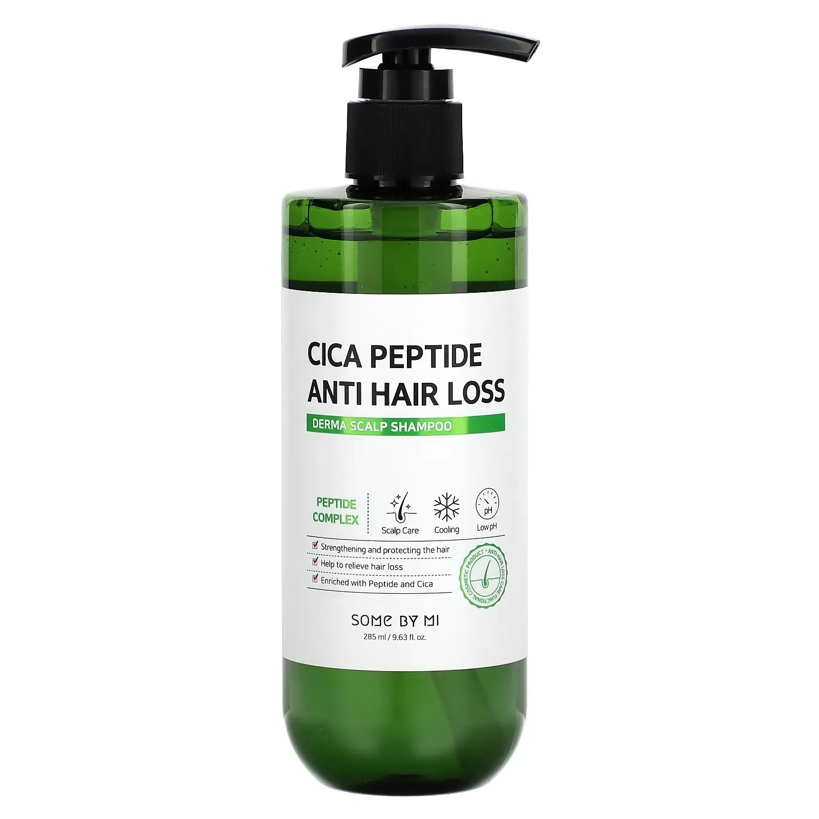 Some By Mi CICA Peptide Anti Hair Loss Derma Scalp Shampoo 285ml - Some by Mi | Kiokii and...