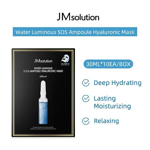 SOS Ampoule Hyaluronic Mask 10 sheets - JMSolution | Kiokii and...