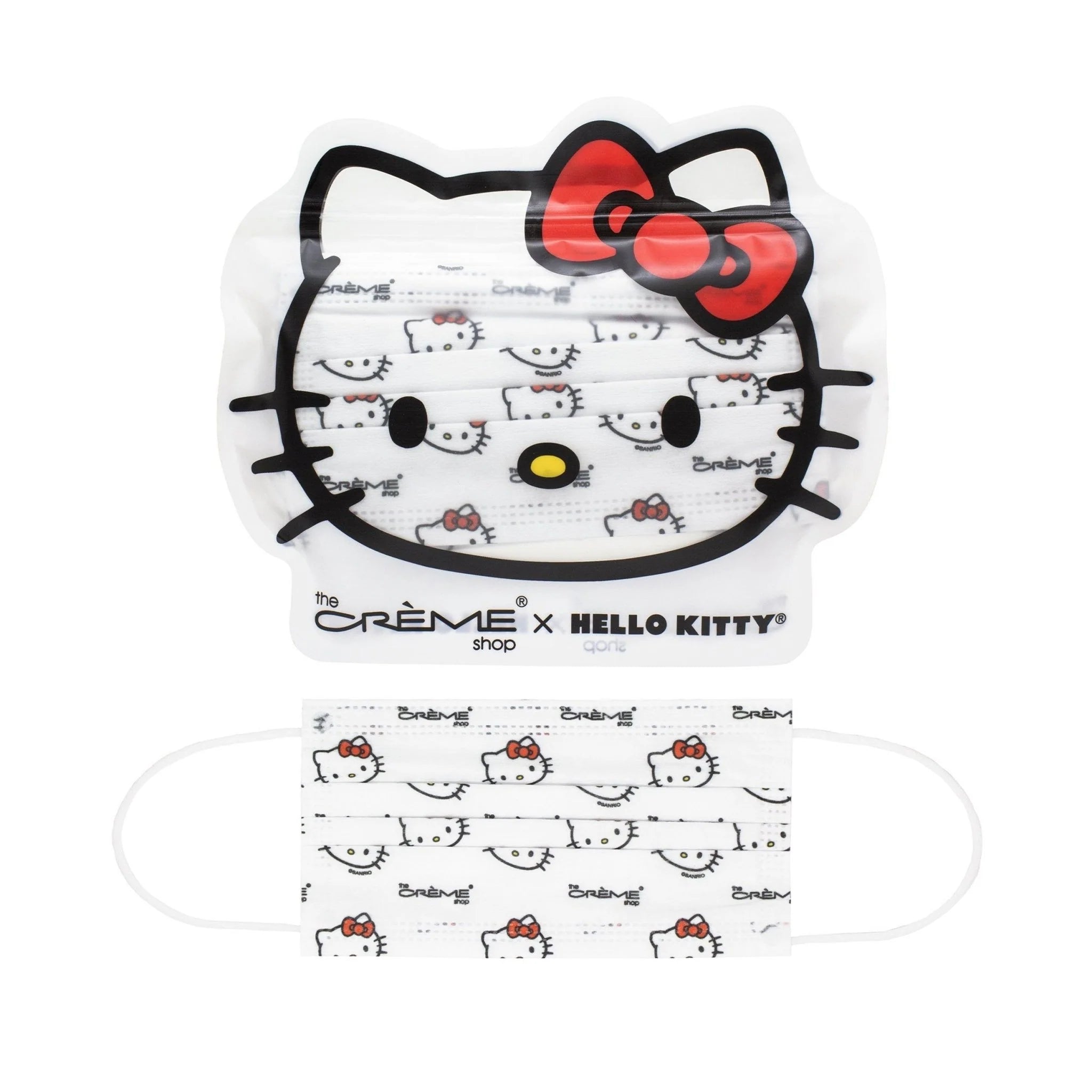 The Creme Shop Disposable Face Mask Hello Kitty - The Creme Shop | Kiokii and...