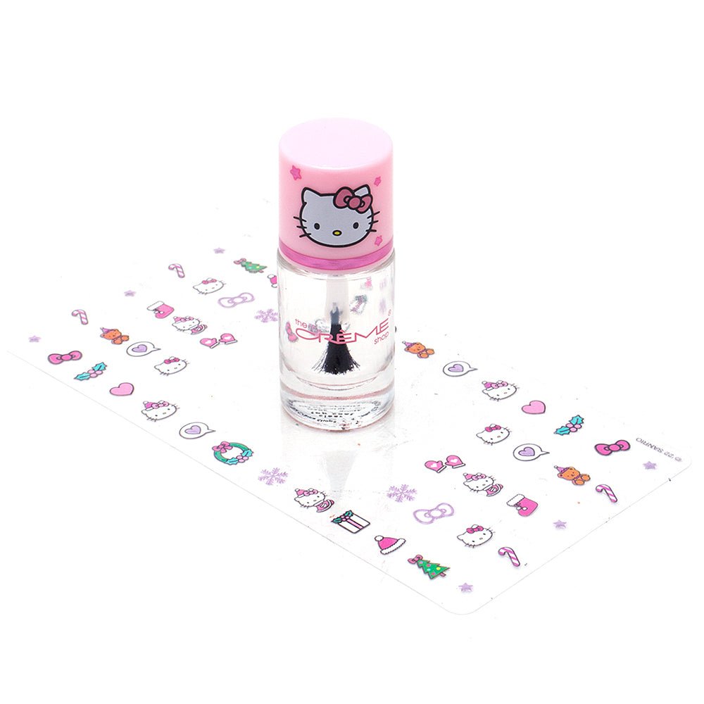 The Creme Shop Hello Kitty 50 Nail Decals With Clear Polish Pink - The Creme Shop | Kiokii and...