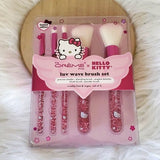 The Creme Shop Hello Kitty Y2K Luv Wave Brush Set 5pcs - The Creme Shop | Kiokii and...