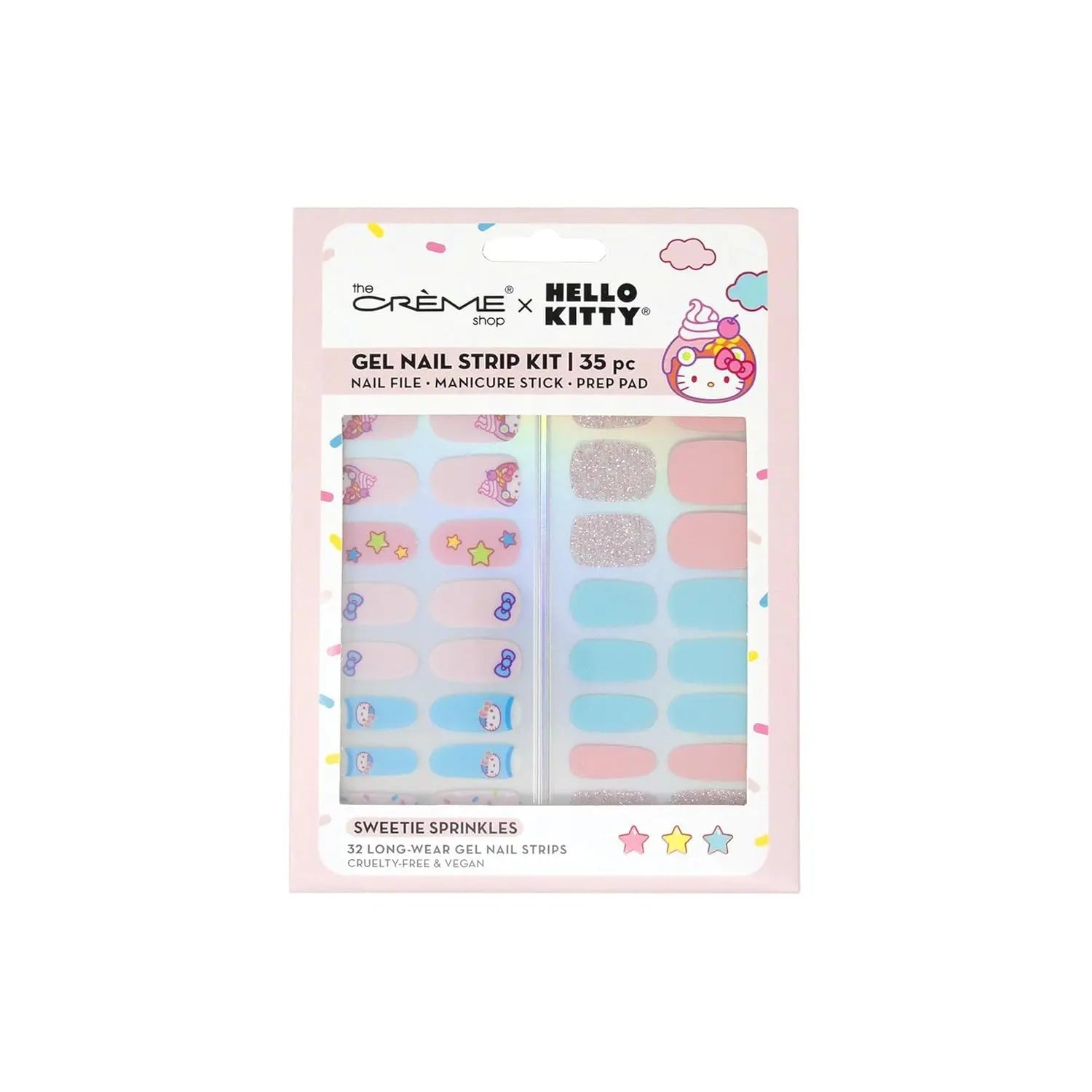 The Creme Shop Nail Strip Sweetie Sprinkles by The Creme Shop – Nail Art