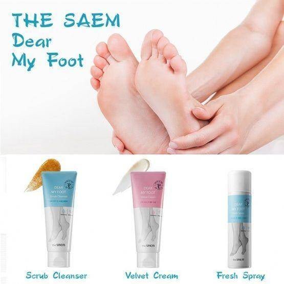 The Saem Dear My Foot Scrub Cleanser - The Saem | Kiokii and...
