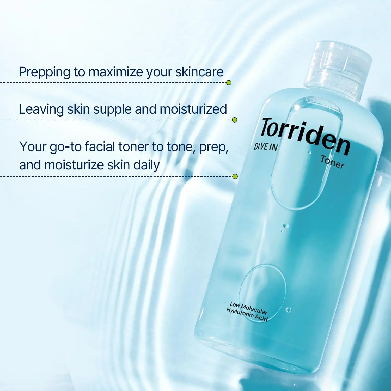 Torriden DIVE - IN Low Molecule Hyaluronic Acid Toner 300ml by Torriden – Toner & Essence